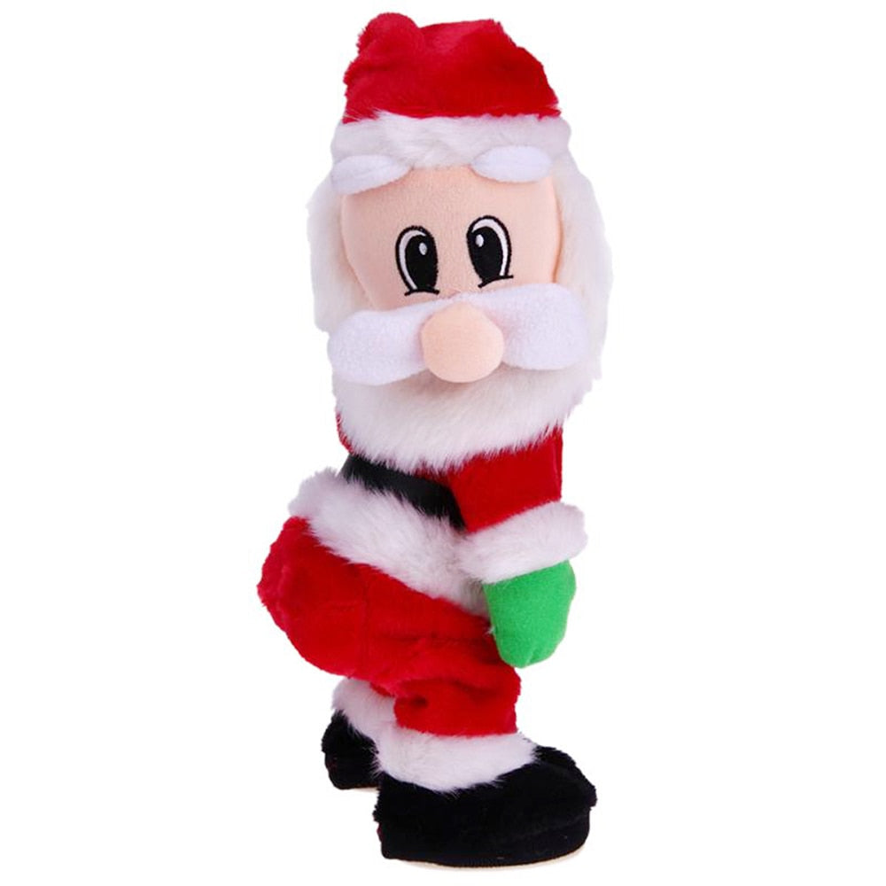 *New Christmas Decor Alert* - Electric Santa Claus Toy Music Santa Claus Doll Shaking Hip Santa Claus Singing Electric Toy
