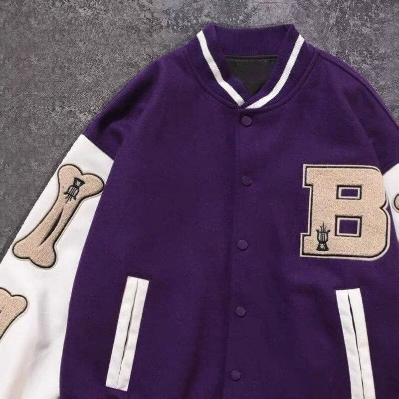 Harajuku Bomber Jackets - Unisex Coat for Fall, Autumn & Winter. Varsity Streetwear
