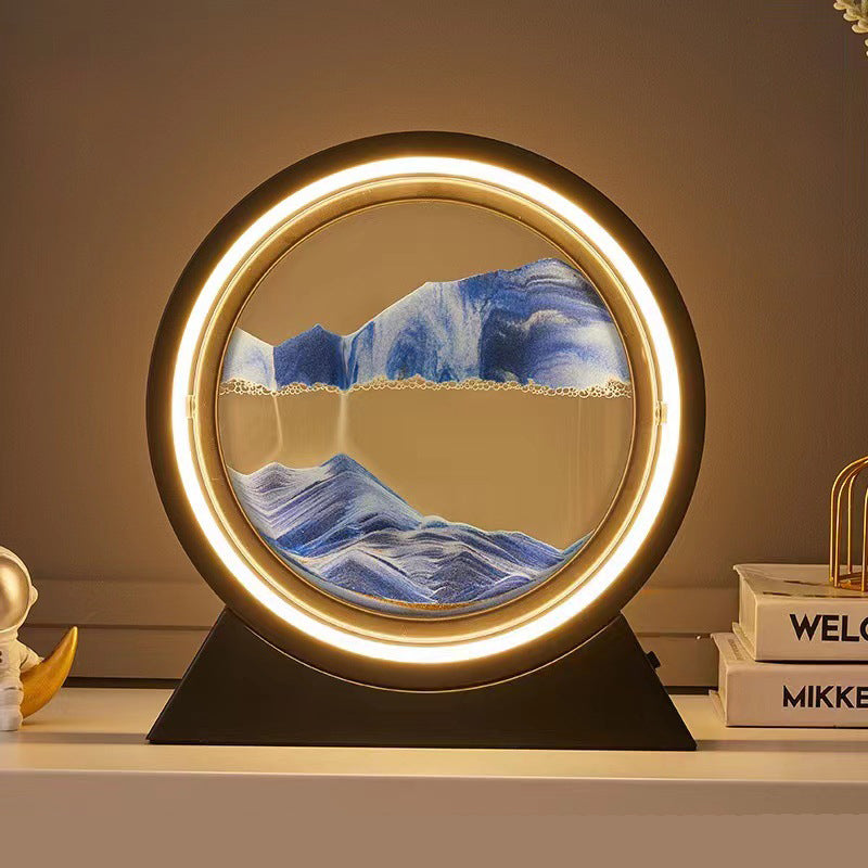 *New Christmas Gift Alert* - Creative Flow Sand Table Lamp Hourglass Ornament and Night Light