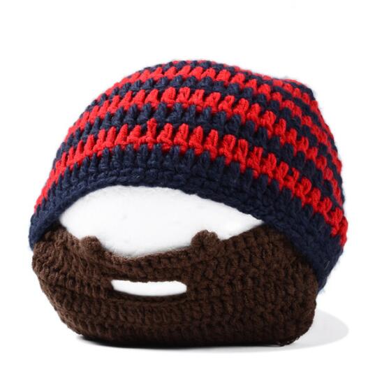 Warm Winter Women Men Fashion Punk Knit Crochet Beard Hat Beanie Mustache Face Mask Ski Snow Caps