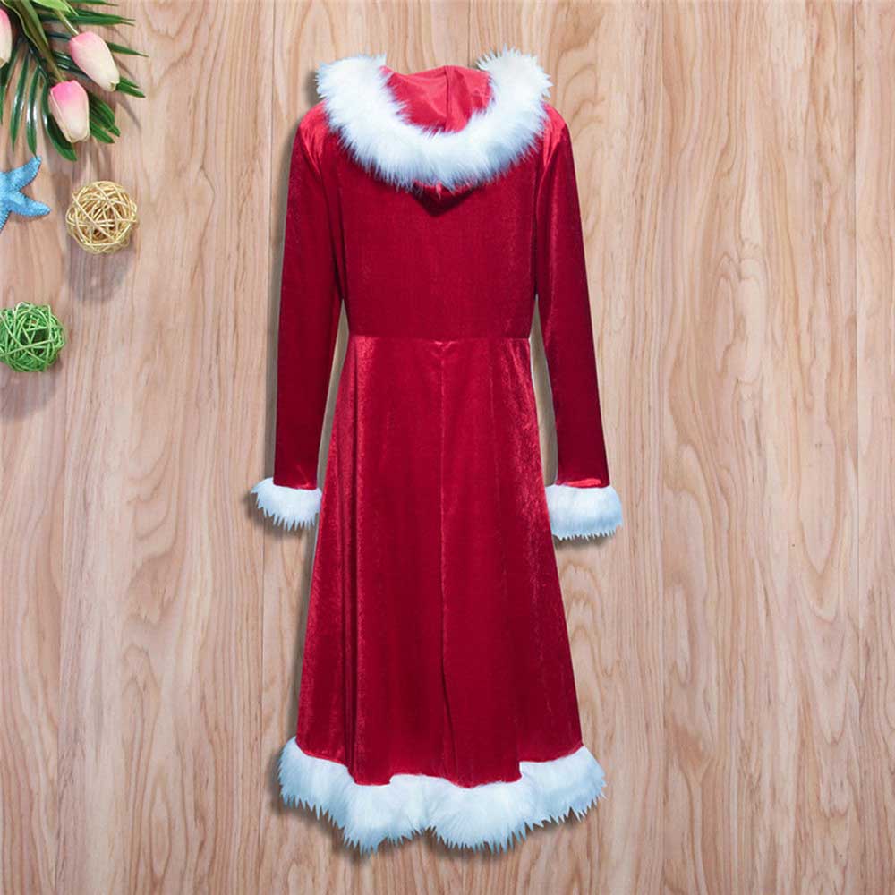 House of Hutson Original “Ms. Claus” Red Velvet Dress. Mother & Daughter Themed. Christmas Fit.