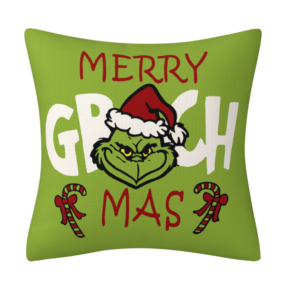 *NEW CHRISTMAS DECOR* Grinch Christmas Pillow Cover