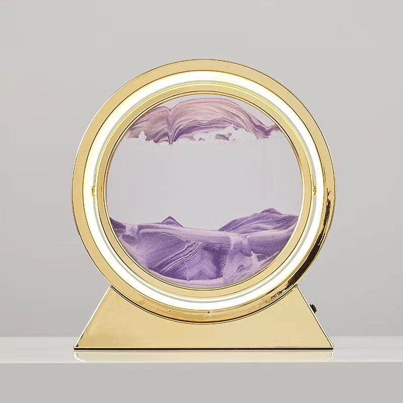 *New Christmas Gift Alert* - Creative Flow Sand Table Lamp Hourglass Ornament and Night Light