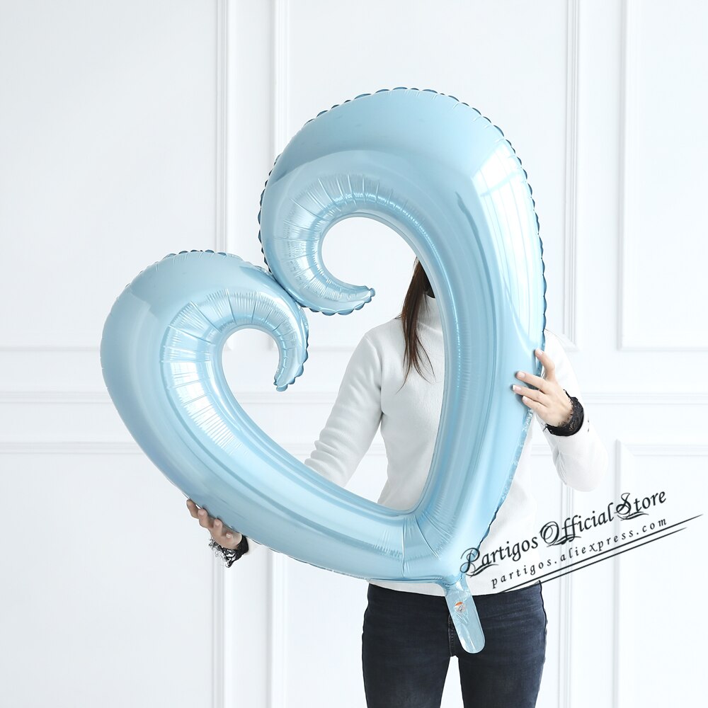 18inch Giant Hollow Heart Shape Foil Balloons for Valentines day/Wedding Party decoration big size red heart helium globos