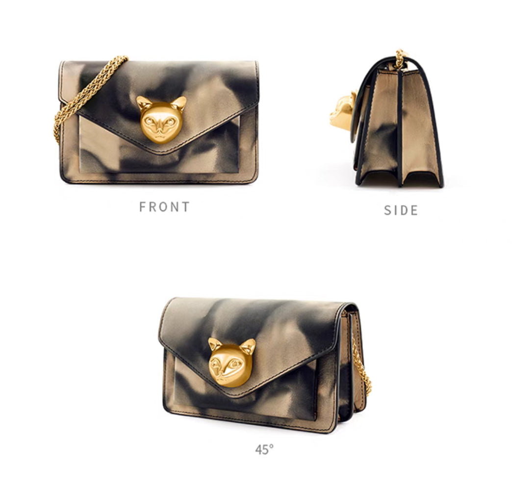 Original Designer Bag. Light Luxury. Quality, Leather Bag. Fashion Chain, Messenger Bag