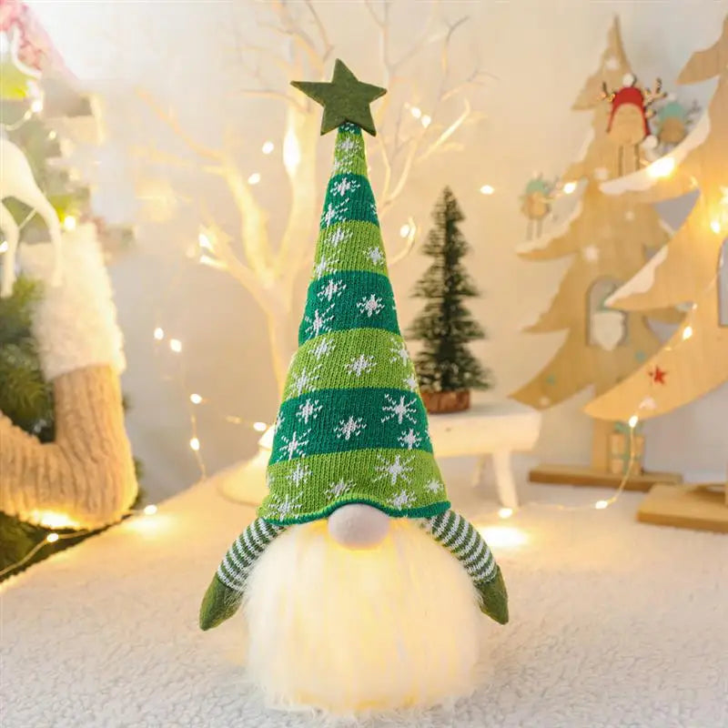 *NEW CHRISTMAS DECOR* Faceless LED Gnome. Santa Helper