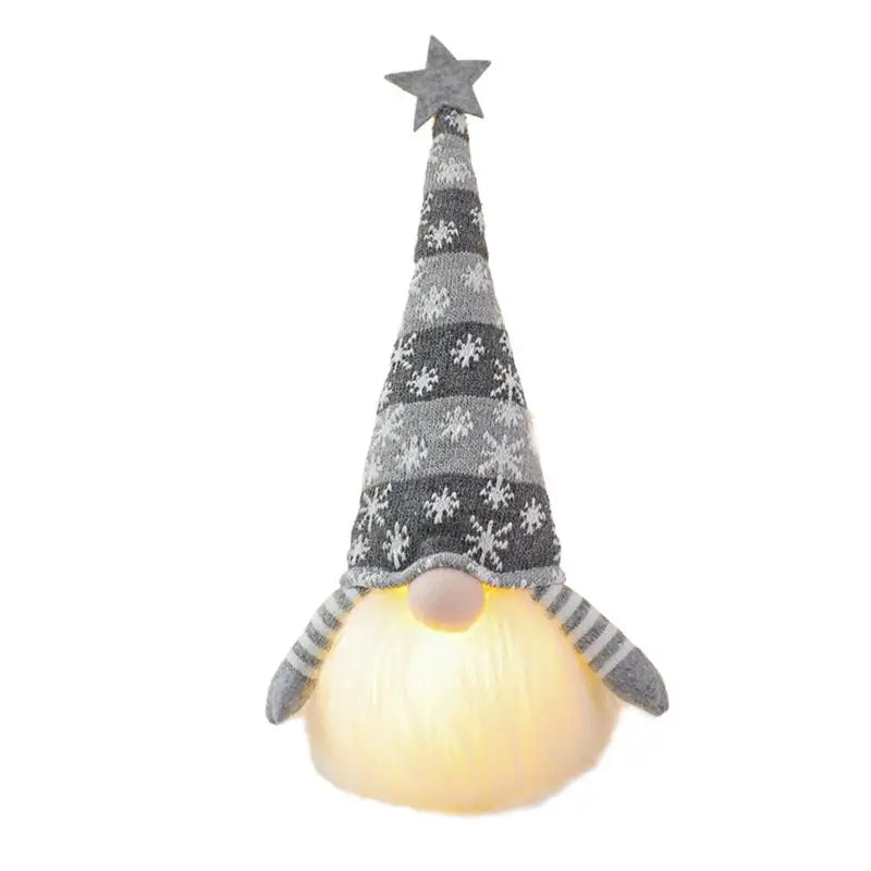 *NEW CHRISTMAS DECOR* Faceless LED Gnome. Santa Helper