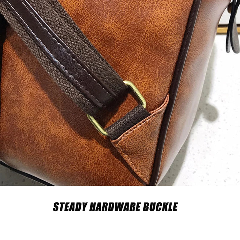 Beautiful Creativity Collection - “Modern Corporate Bag” - Brown School Bags. Waterproof. Vintage. Leather. Big Travel Backpack