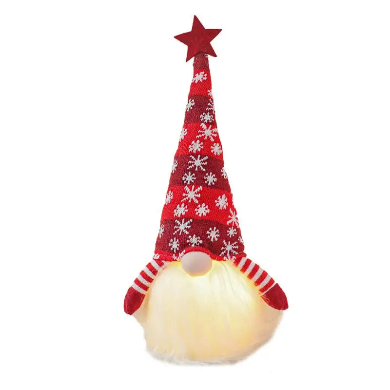 *NEW CHRISTMAS DECOR* Faceless LED Gnome. Santa Helper