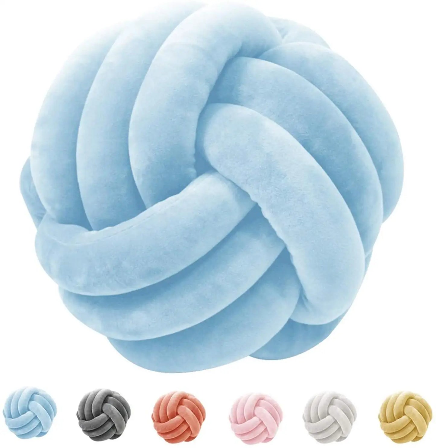 *NEW CHRISTMAS DECOR* Knot Ball Throw Pillow. Decorative Cushion