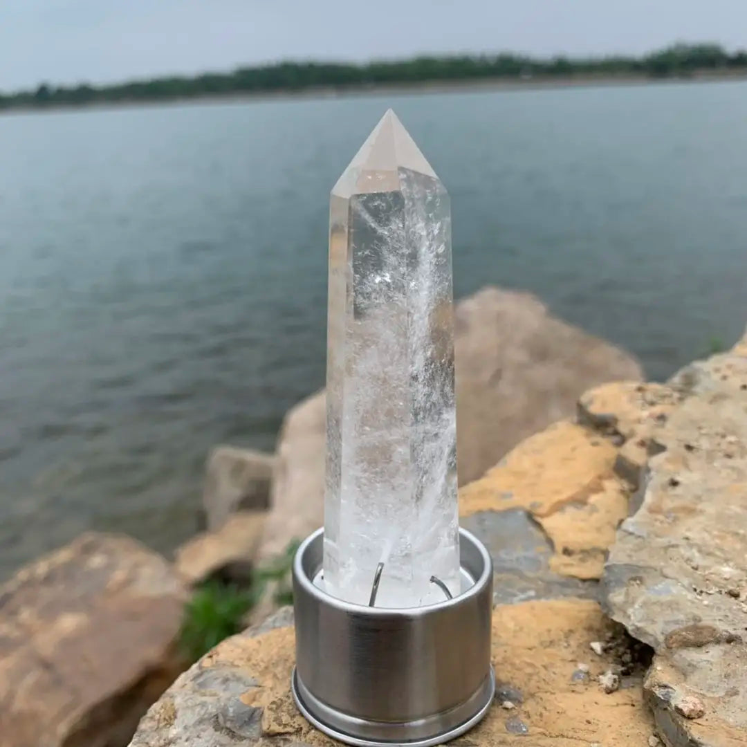 natural Crystal Insert(for crystal point water bottles)