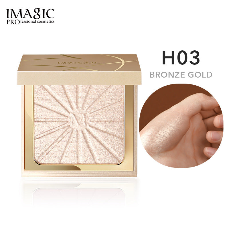 IMAGIC Monochrome Blush High Gloss Matte Vitality Pearlescent Natural Nude Makeup Three Dimensional Repair Compact And Portable