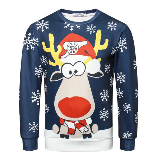 Ugly Sweater Party 3D Jumper Snowman Deer NEW Santa Claus Xmas Patterned Sweater Ugly Christmas Sweaters Tops For Men Women Pullovers Blusas