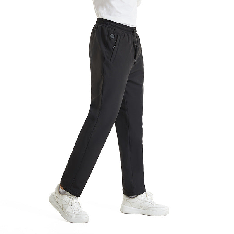 Intelligent heating pants for autumn windproof and warm electric heating USB/CD interface charging cotton pants