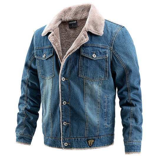 Denim jacket for men. Up to 3XL, in 3 colors.