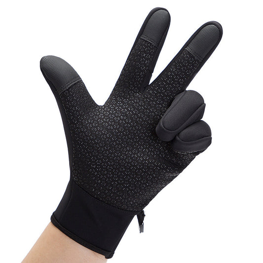 Heating gloves for outdoor cycling and skiing electric heating gloves with touch screen protection