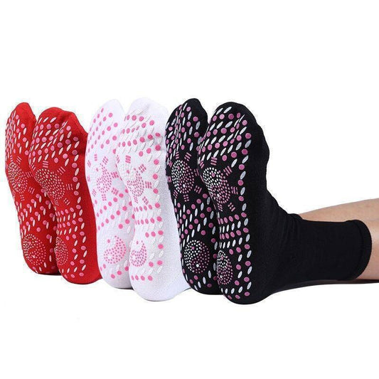 Heating Socks Floor Socks Tomaline Health Care Warm Socks Massage Cold Resistant Middle Tube Sweat Absorbing Cotton Socks