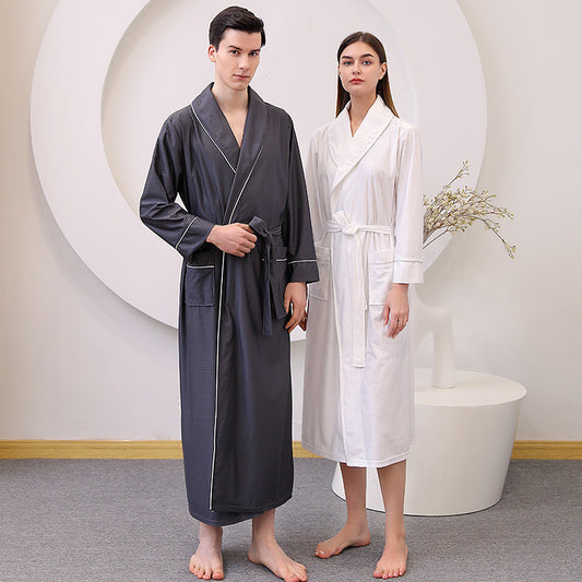 bathrobe with quick drying water absorption for couples