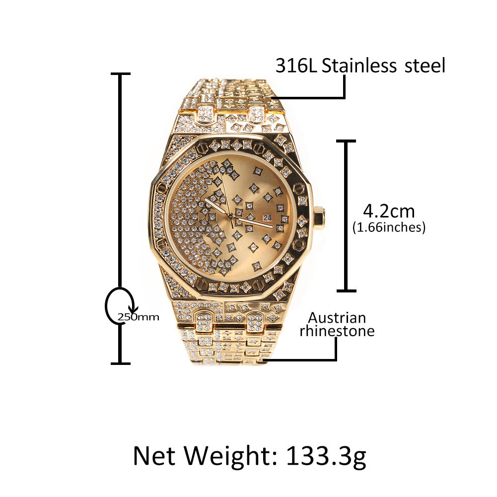 Men's Watch Personality. Casual Quartz Watch