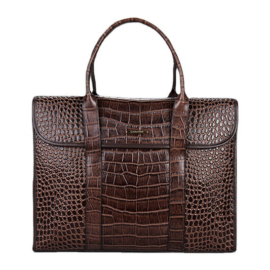 Croc briefcase for men