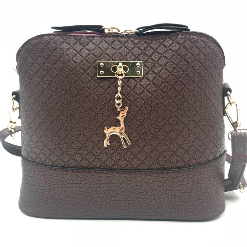 Women Shoulder Bags Fashion Mini Bag With Deer Toy Shell Shape Women Small Messenger Crossbody Bag Ladies Zipper HandBags