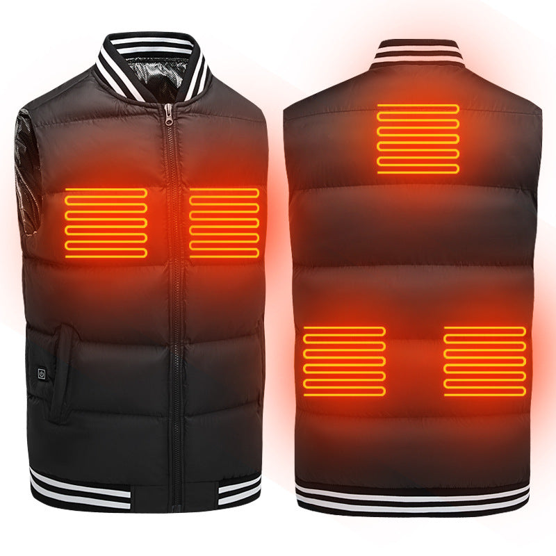 Vest Heating USB Charging Intelligent Heating Vest Campus Men's and Women's Horseclip Electric Collar Tank Top