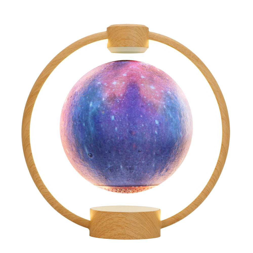 Moon Light Levitating Lamp. Magnetic Levitation LED Rotating Globe Lights. Novelty Lighting.