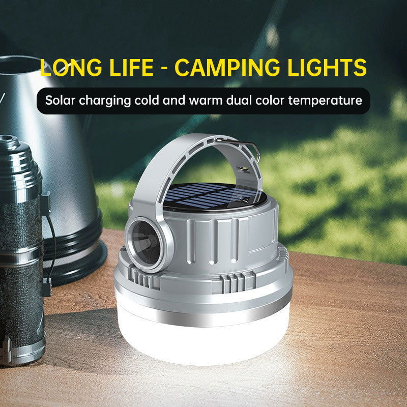 Outdoor Camping Light Solar Charging Camping Light LED Bulb Household Emergency Light