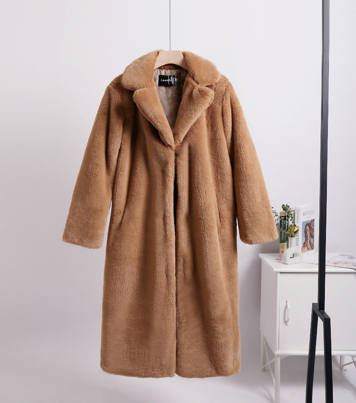 Winter Loose Velvet Mid-Length Coat