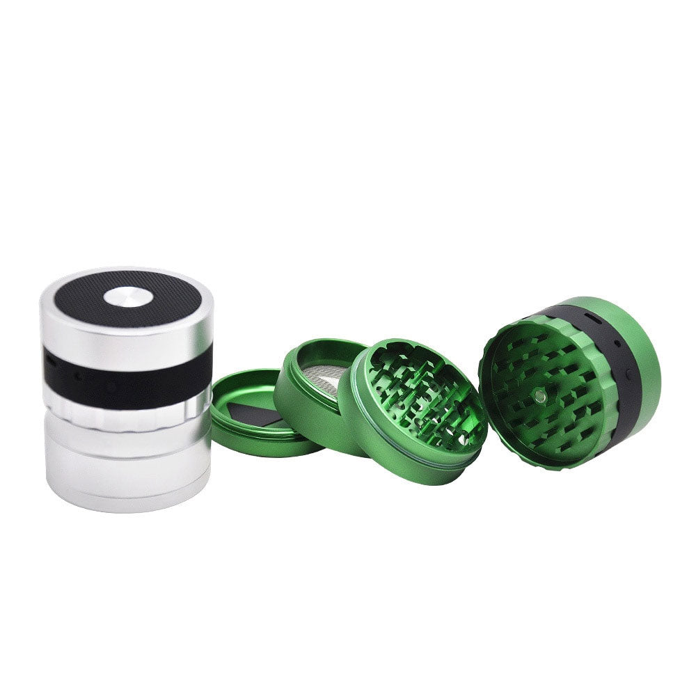 Bluetooth Bookshelf Speakers Herb Grinder Pollen Catcher 62MM Diamond Shaped Teeth Tobacco Weed Grinder