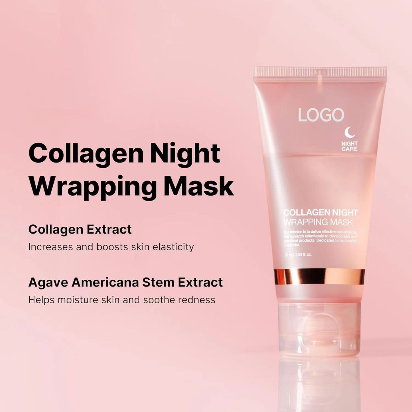 Collagen peel-off mask smearable deep cleansing skin rejuvenation moisturizing skin care sleeping mask