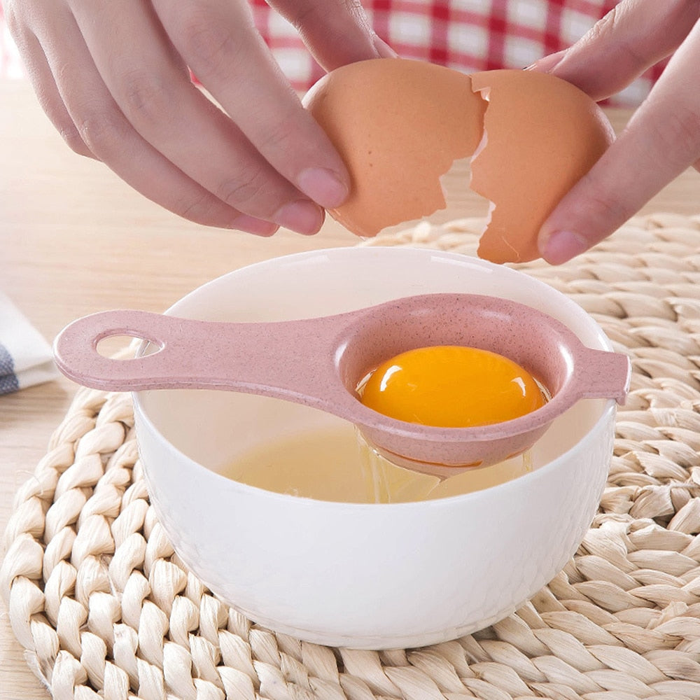 Dropship Kitchen Eggs Tool Egg Yolk Separator Food-grade Egg Divider Protein Separation Hand Eggs Gadgets Kitchen Accessories