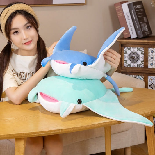 Cute Simulation Ray Doll Devil Fish Plush Toy Pillow For Children And Girls