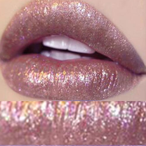 Makeup Diamond Shine Metallic Lipstick Charming Long Lasting Tattoo Liquid Glitter Powder Lipgloss Cosmetics