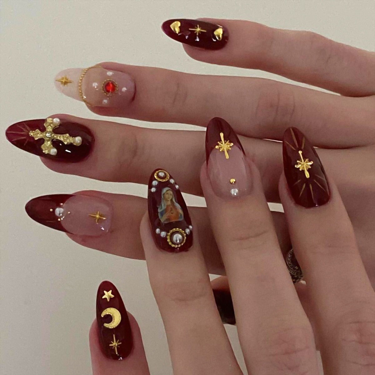 European and American popular manicure wearable nails cross flash diamond explosive wearable nails fake nails