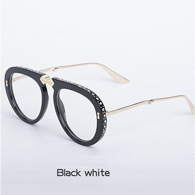 Sunglasses, women's diamonds, fashionable folding sunglasses