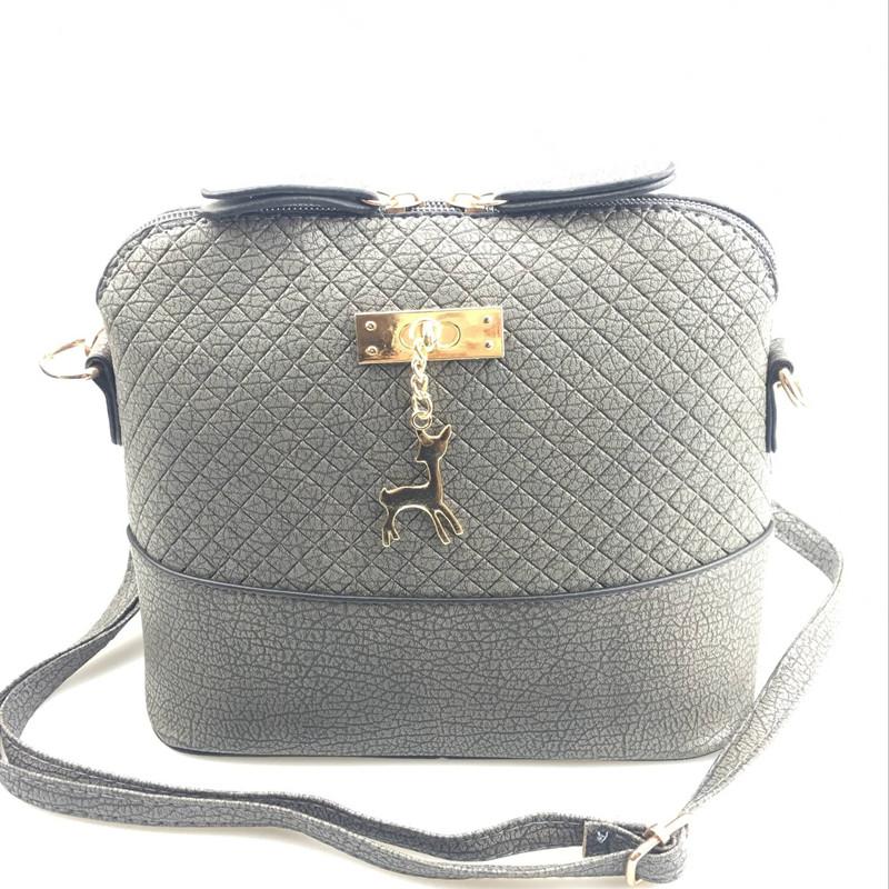 Women Shoulder Bags Fashion Mini Bag With Deer Toy Shell Shape Women Small Messenger Crossbody Bag Ladies Zipper HandBags