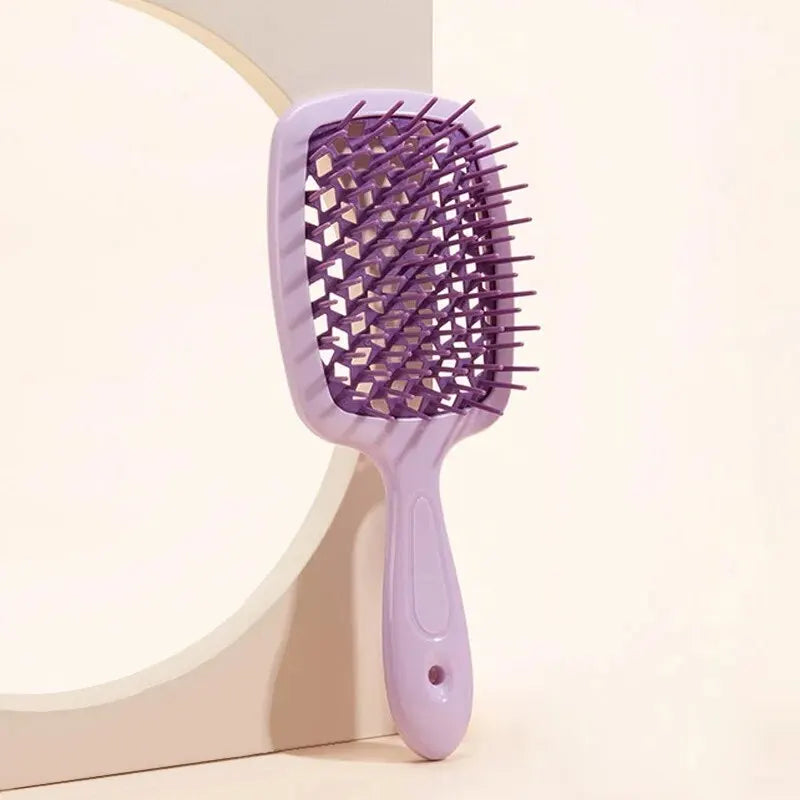 Hollow Comb Set With Spray Bottle 200ml Hair Care Product Set Silicone Shampoo Head Scalp Massage Brush