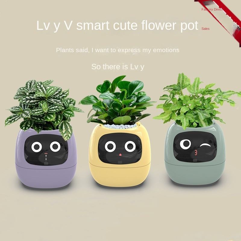 USB Auto Absorbent Planter Brand New PP Resin Plastic Round Eco-friendly Interactive