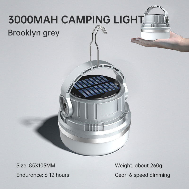 Outdoor Camping Light Solar Charging Camping Light LED Bulb Household Emergency Light