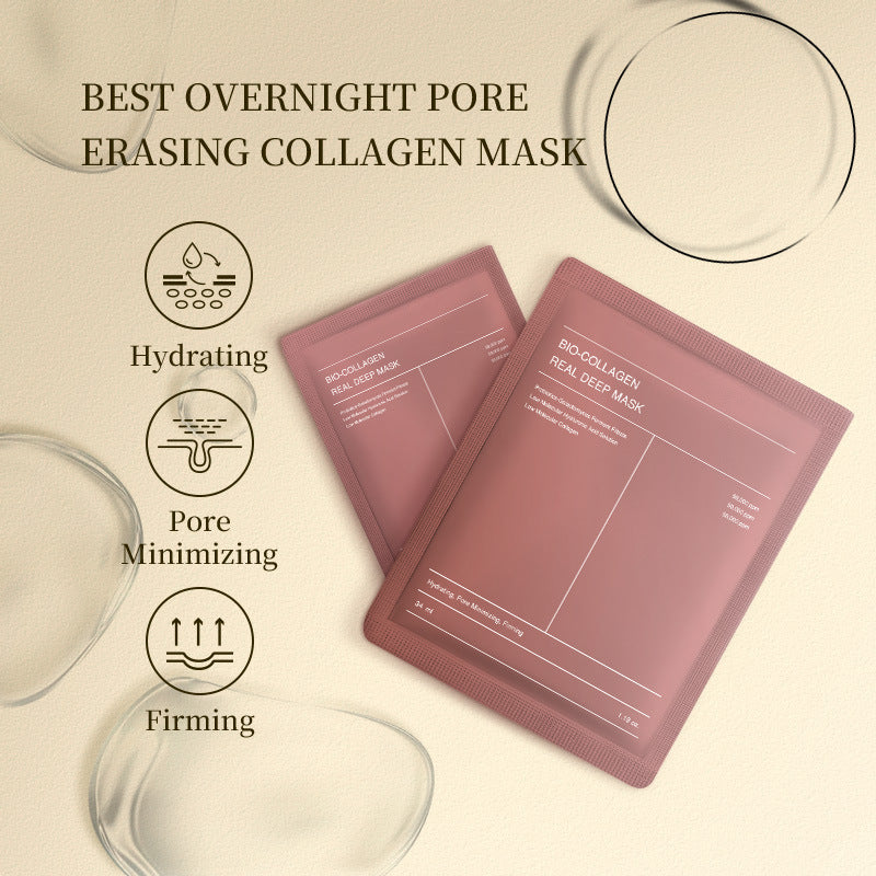 Collagen facial mask Bio-collagen mask tightens pores and replenishes collagen