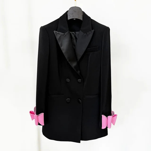 Valentine Day Edition - Bow Embellishment Suit Jacket