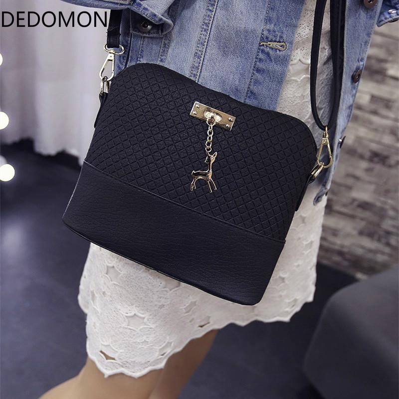 Women Shoulder Bags Fashion Mini Bag With Deer Toy Shell Shape Women Small Messenger Crossbody Bag Ladies Zipper HandBags