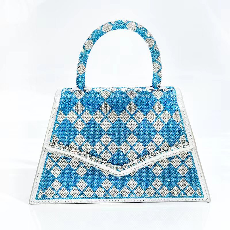 Colorful Rhinestone Bag New Portable Small Square Bag