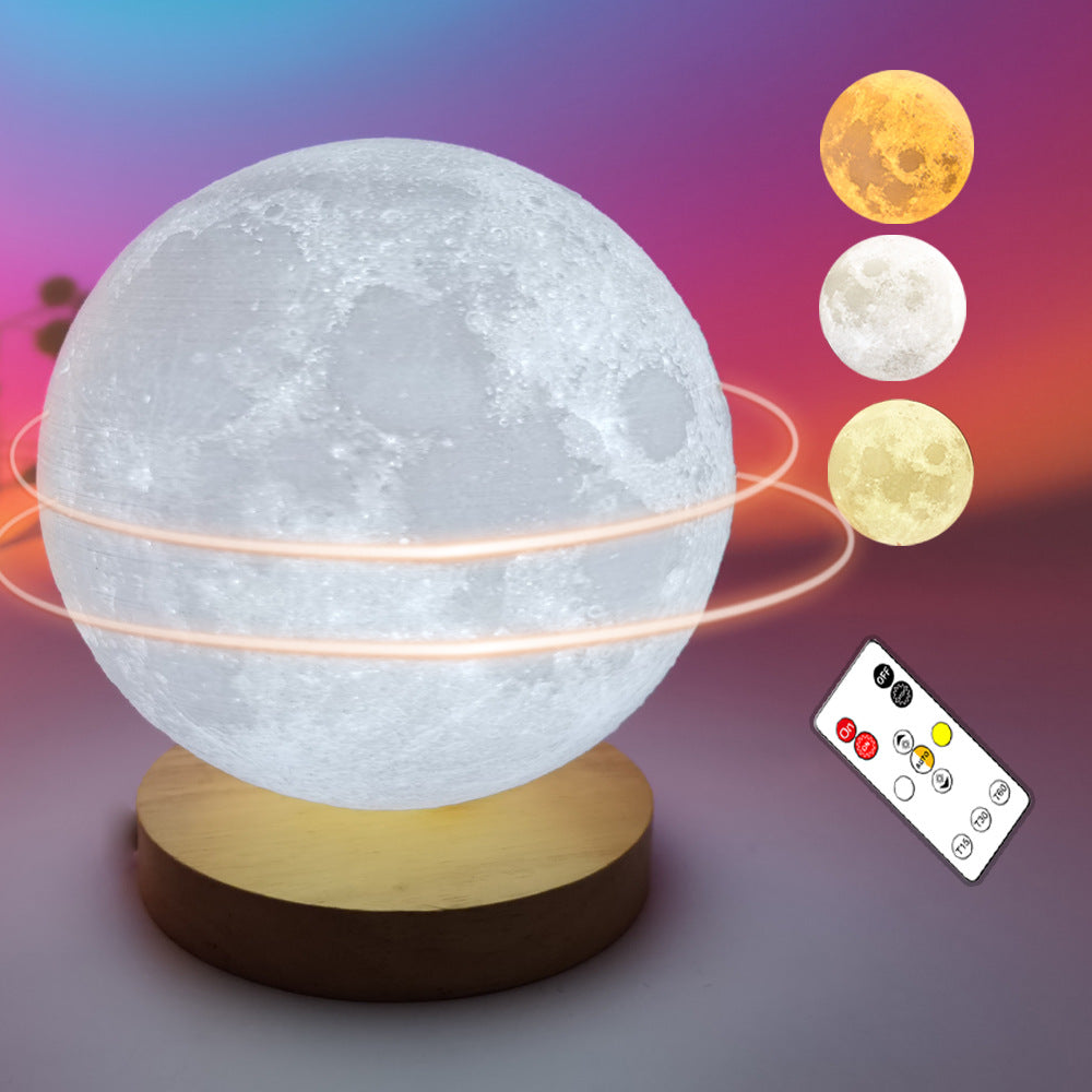 Rotating Moon Light. Novelty Lighting. New Planet Suspension