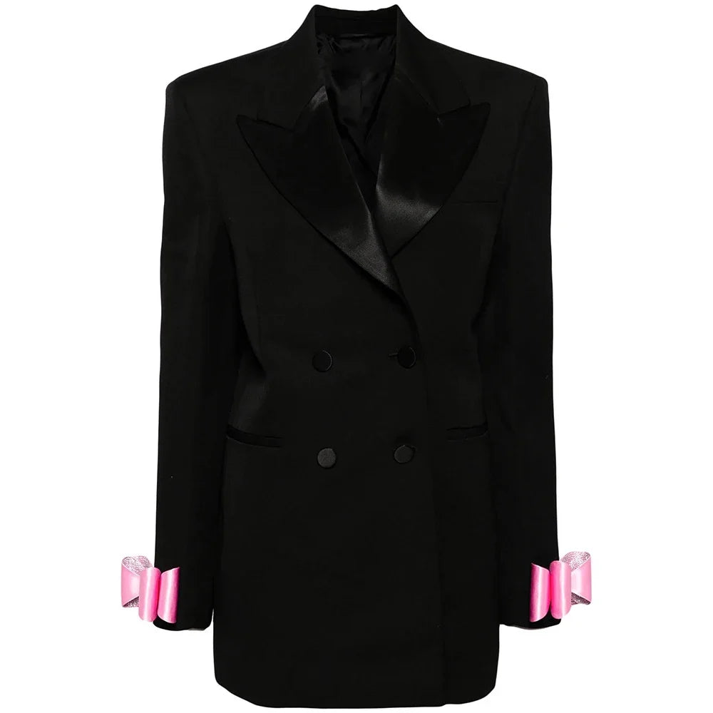 Valentine Day Edition - Bow Embellishment Suit Jacket