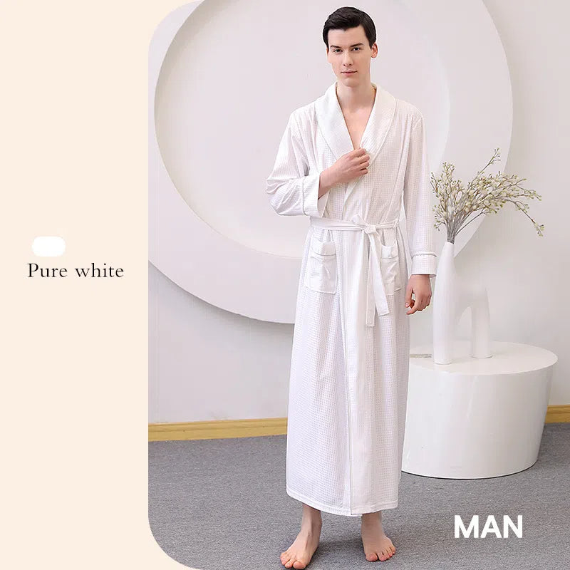 bathrobe with quick drying water absorption for couples