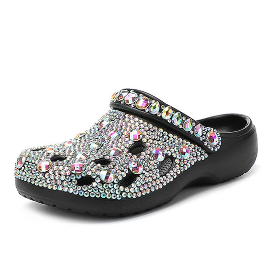 House of Hutson Original -  Rhinestone Decoration Clogs