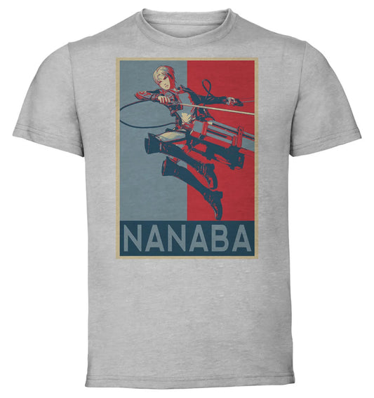 T-Shirt Unisex - Grey - Propaganda - Attack On Titan Nanaba